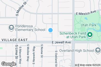 Map image of the property - 1853 S Oakland St