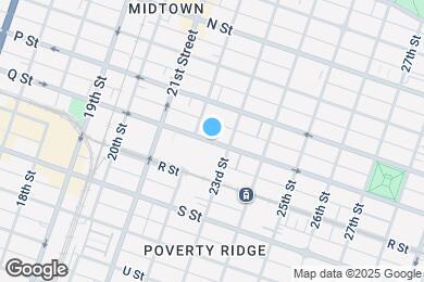 Map image of the property - 2213 Q St