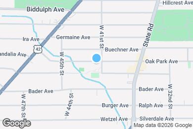 Map image of the property - 4109 Oak Park Ave