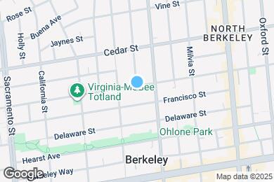 Map image of the property - 1822 Virginia St