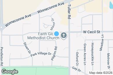 Map image of the property - 1113 Gilbert St