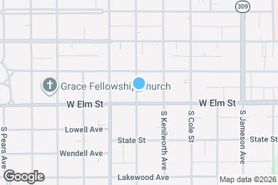 Map image of the property - 225 S Rosedale Ave