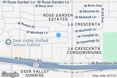 Map image of the property - 901 W Tonopah Dr
