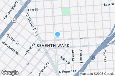 Map image of the property - 2209 A P Tureaud Ave