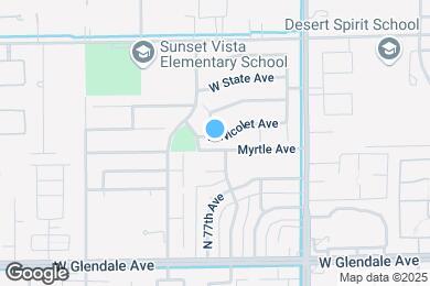 Map image of the property - 7623 W Nicolet Ave
