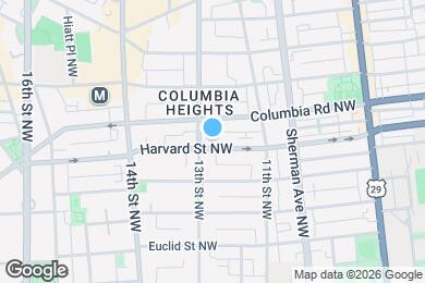 Map image of the property - Room in Shared 4 bed/2 bath home in Columbia Heights