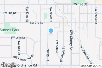 Map image of the property - 405 SW Elm St