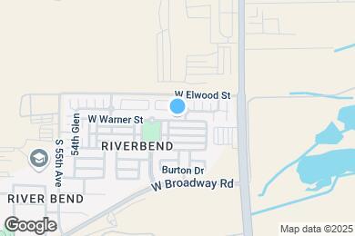 Map image of the property - 5208 W Warner St