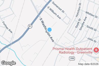 Map image of the property - 747 S Washington Ave