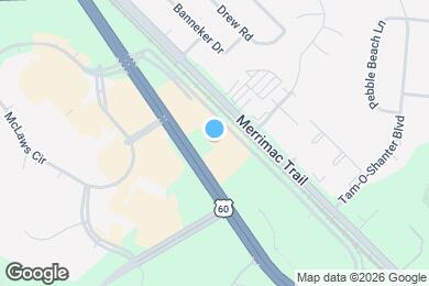 Map image of the property - The Arbors at Williamsburg