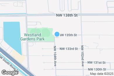 Map image of the property - 10390 NW 135th St