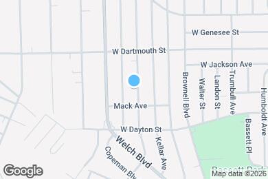 Map image of the property - 2625 Seneca St