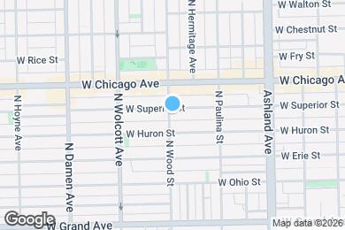 Map image of the property - 1759 W Superior St