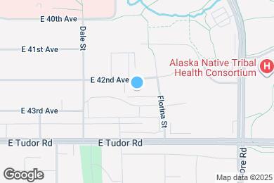 Map image of the property - 3520 E 42nd Ave