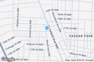 Map image of the property - 921 17th St NW