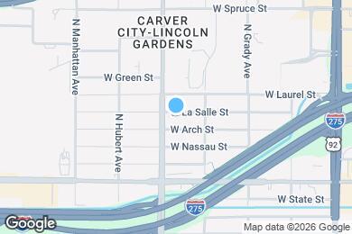 Map image of the property - 4118 W La Salle St