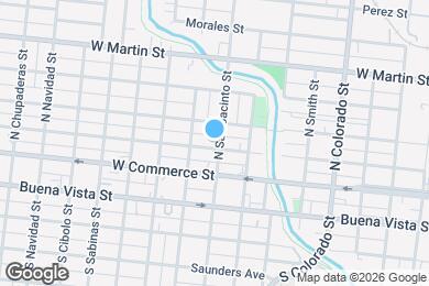 Map image of the property - 1903 W Houston St