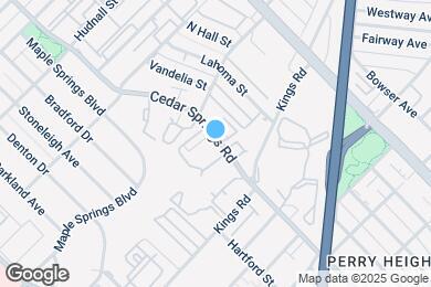 Map image of the property - 4851 Cedar Springs Rd