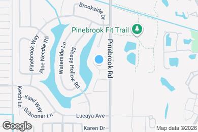 Map image of the property - 1407 Pine Lake Dr