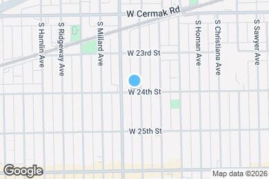 Map image of the property - 3542 W 24th St