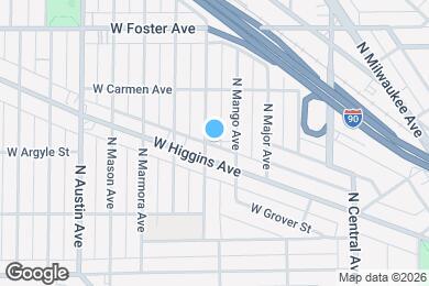 Map image of the property - 5017 N Menard Ave
