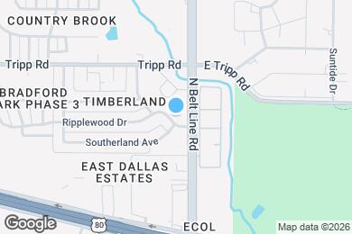 Map image of the property - 105 Ripplewood Dr