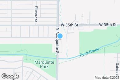 Map image of the property - 3319 Marquette St