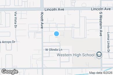 Map image of the property - 3412 W Canoga Pl