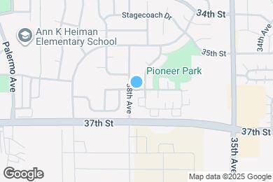 Map image of the property - 3764 Ponderosa Dr
