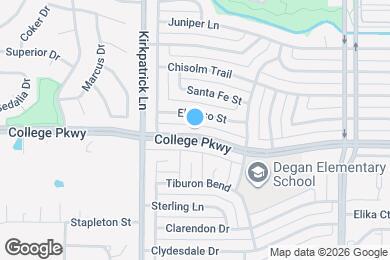 Map image of the property - 1841 College Pkwy