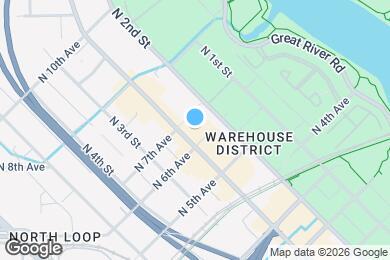 Map image of the property - 606 N Washington Ave