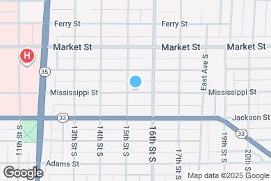 Map image of the property - 1509 Mississippi St