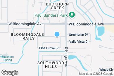 Map image of the property - 1005 Greenbriar Dr