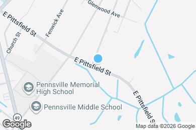 Map image of the property - 110 E Pittsfield St