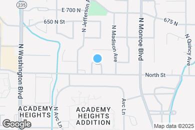 Map image of the property - 645 Cattail Dr