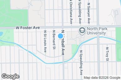 Map image of the property - 5114 N Kimball Ave