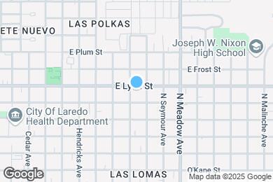 Map image of the property - 1309 E Lyon St