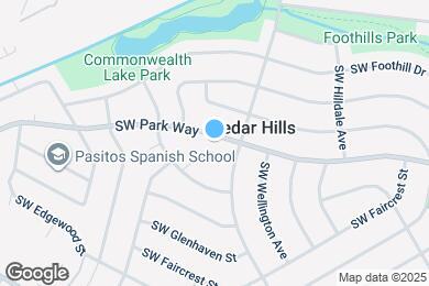 Map image of the property - 12650 SW Park Way