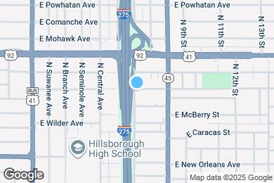 Map image of the property - 801 E Frierson Ave