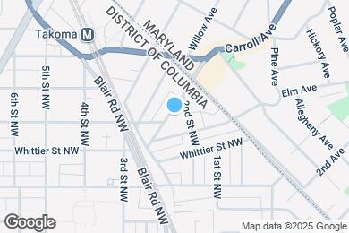 Map image of the property - 6819 Laurel Street Northwest