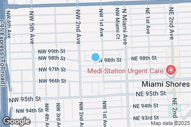 Map image of the property - 142 NW 98th St