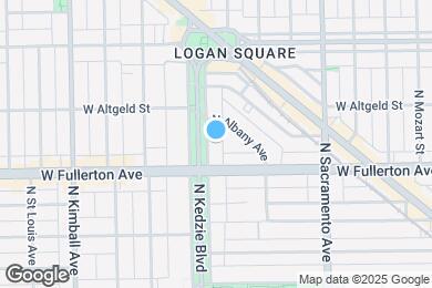 Map image of the property - 2423 N Kedzie Blvd