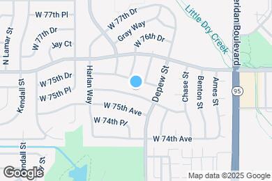 Map image of the property - 5731 W 75th Pl