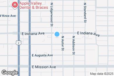 Map image of the property - 314 E Indiana Ave