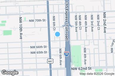 Map image of the property - 6716 NW 6th Ave