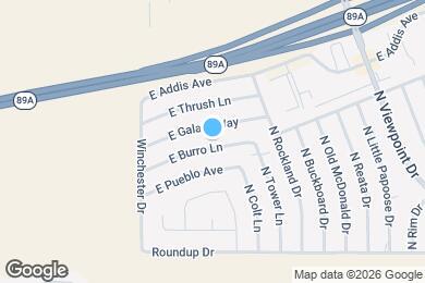 Map image of the property - Charming 2-bedrooms, 2-baths duplex home in Prescott Valley!