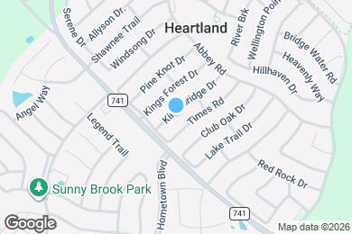 Map image of the property - 2014 Kingsbridge Dr