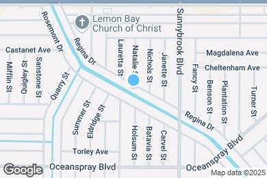 Map image of the property - 7169 Regina Dr