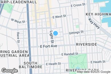 Map image of the property - 106 E Clement St