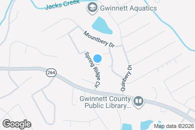 Map image of the property - 2870 Spring Ridge Cir